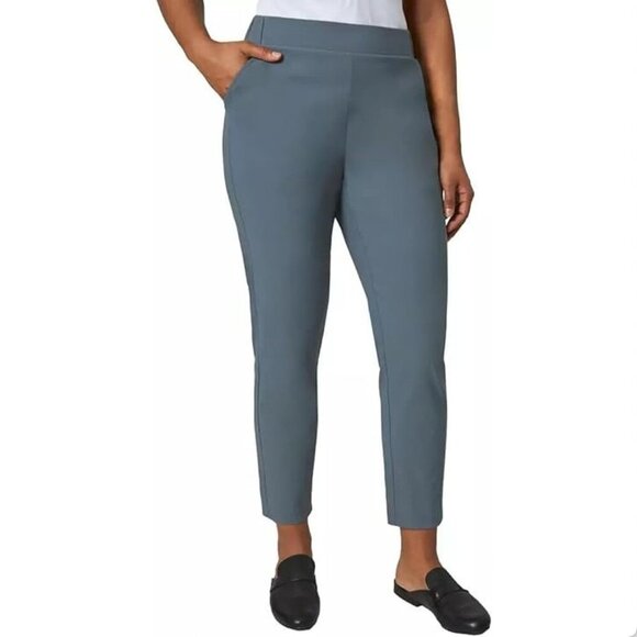 Modern Ambition High-Rise Travel Pants S Recycled Nylon Blend Blue NWT 6542 - Picture 1 of 10